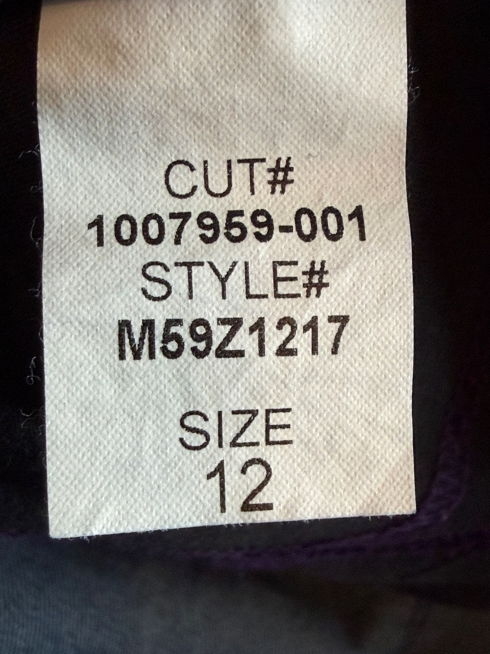 NYDJ Dark Indigo Denim, Straight Leg, size 12 (inseam: 31 inches) - Picture 6 of 6